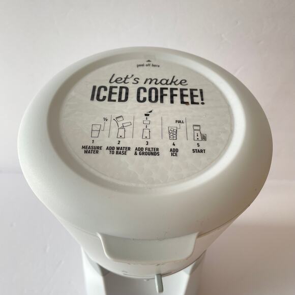 NEW Mr. Coffee Single Serve Iced Coffee Maker BVMC -ICMCG Light Gray - Picture 3 of 9
